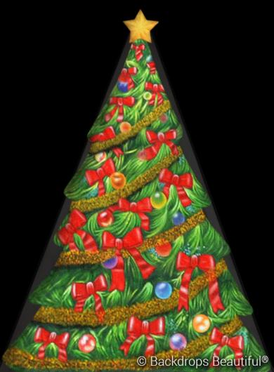 Backdrops: Xmas Growing Tree  8C