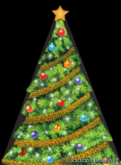 Backdrops: Xmas Growing Tree  9