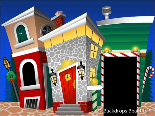 Backdrops: Xmas Town 1