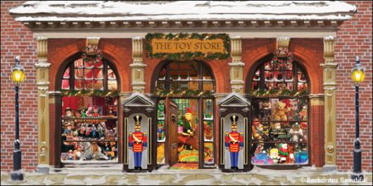 Backdrops: Xmas Toy Store 2