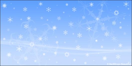 Backdrops: Snowflakes 1