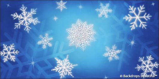 Backdrops: Snowflakes 6B