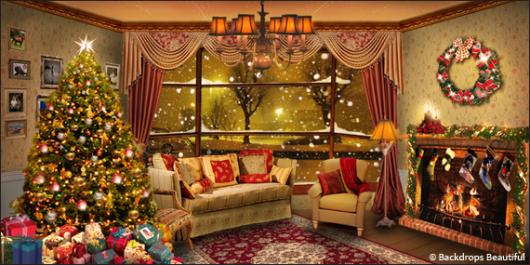 Backdrops: Xmas Home 7