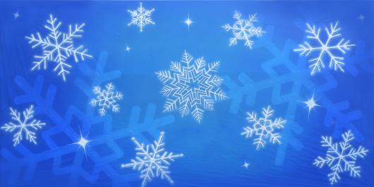 Backdrops: Snowflakes 8B