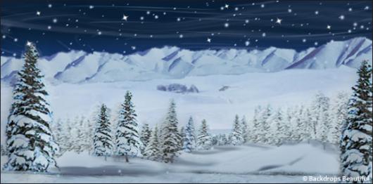 Backdrops: Winter Wonderland 3A