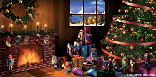 Backdrops: Xmas Nutcracker 1