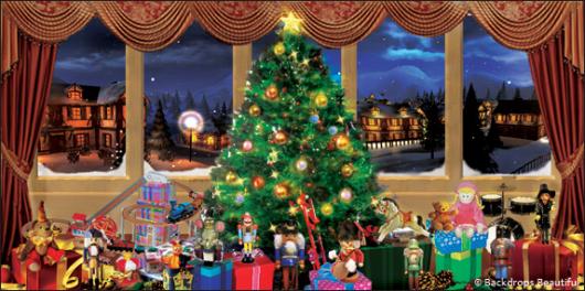 Backdrops: Xmas Nutcracker 3