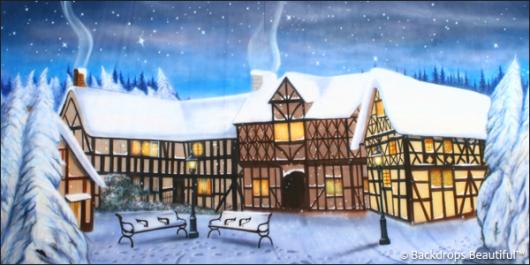 Backdrops: Winter Village 2B