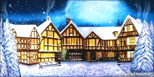 Backdrops: Winter Village 2C