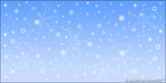 Backdrops: Snowflakes 3