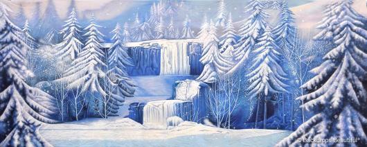 Backdrops: Winter Waterfall 2